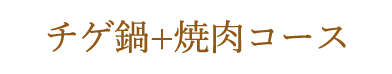 チゲ鍋+焼肉コース（12種）